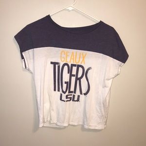 LSU Crop Top